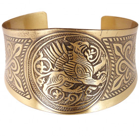 Concave bracelet "Suzdal griffin"
