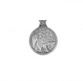 Cast pendant "Alkonost"