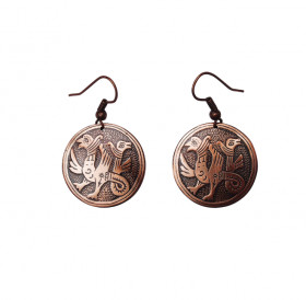 Earrings "Double-headed griffins"