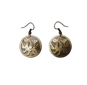 Earrings "Double-headed griffins"
