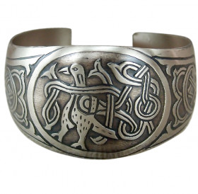 Bracelet "Bird with entwined tail"