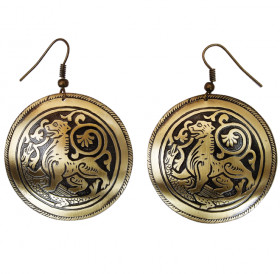 Earrings "Suzdal lion"
