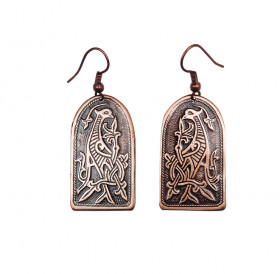 Earrings "Kiev bird"