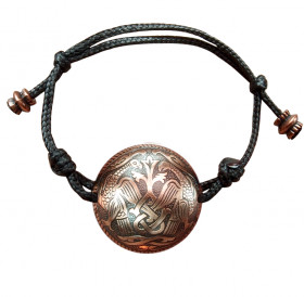 Spherical bracelet-cord "Suzdal hawks"