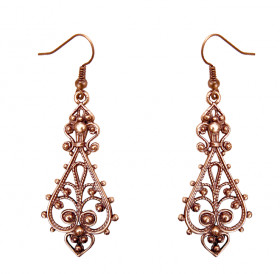Slotted earrings "Charm"