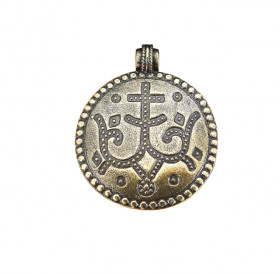 Cast pendant "Prosperous Cross"