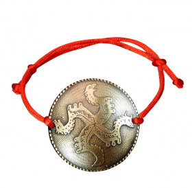 Bracelet-lace "Solntsevorot". Embossing