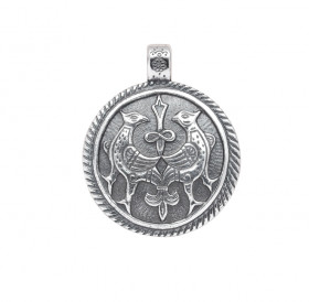 Cast pendant "Terekhovskie birds"