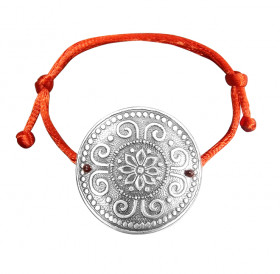 Bracelet-lace "Prosperity". Embossing