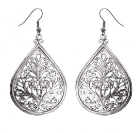 Earrings "Snow patterns"