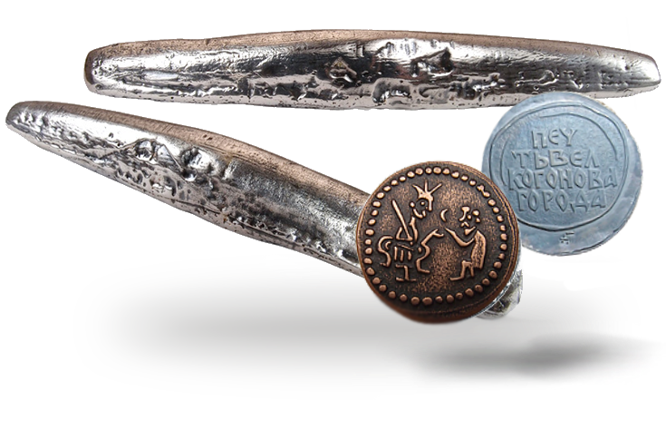 Payment bars, Coins, Lead seals