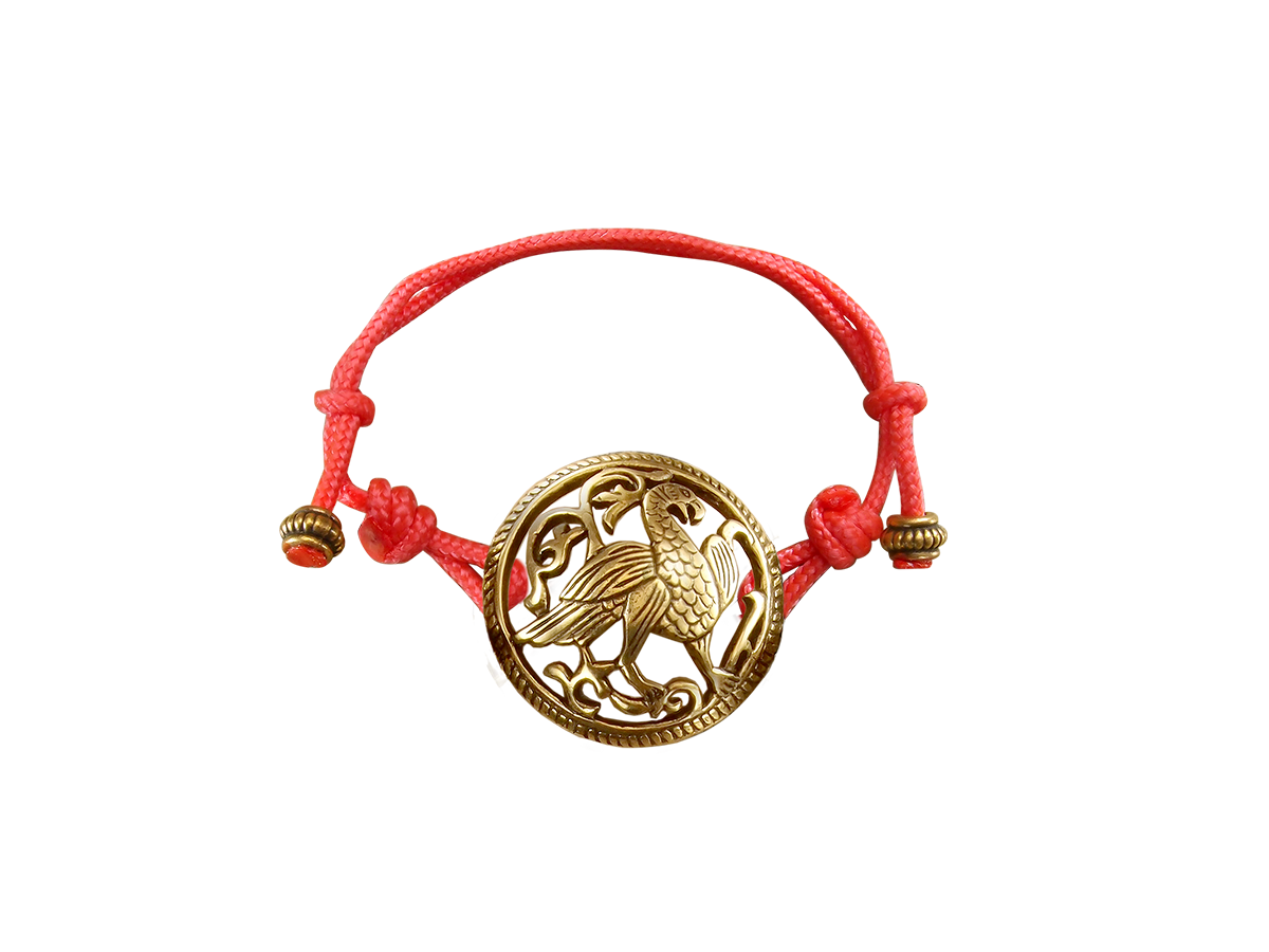 Bracelet-lace "Suzdal bird"