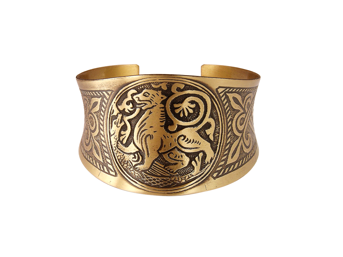 Concave bracelet "Suzdal lion"