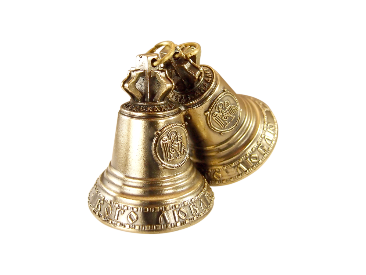 Big wedding bells "Whom I love that I give."