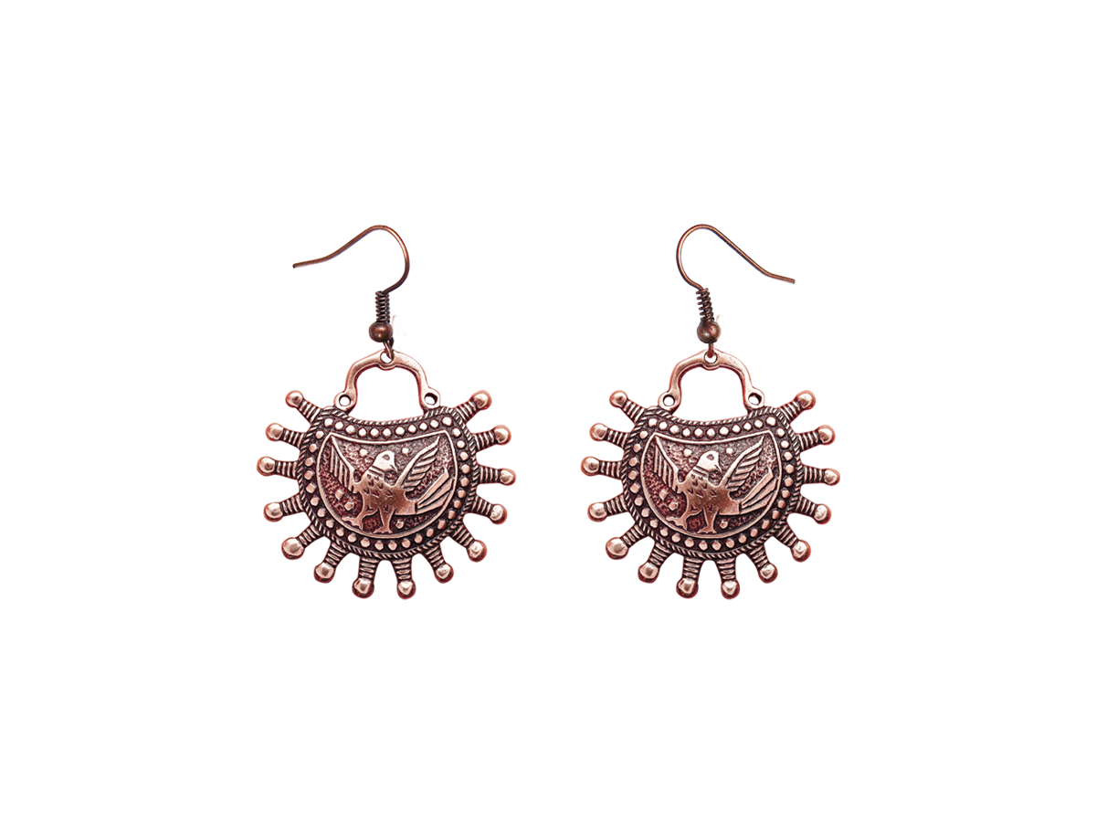 Earrings "Suzdal Falcons"