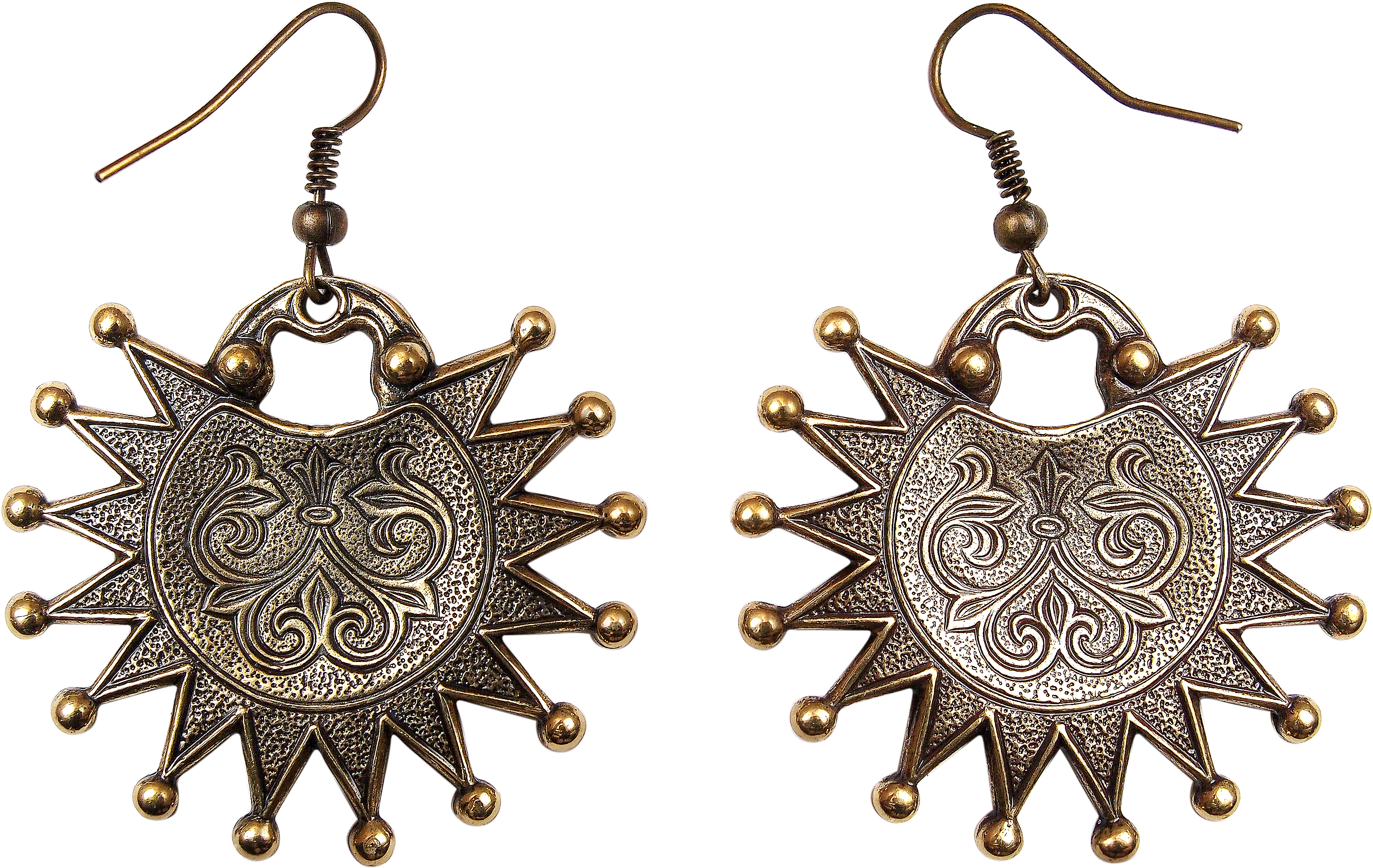 Earrings "Two-headed griffins"
