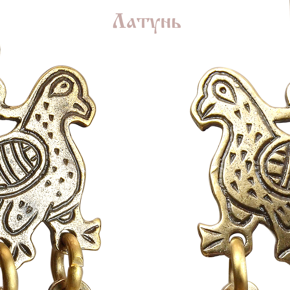 Noisy falcon earrings