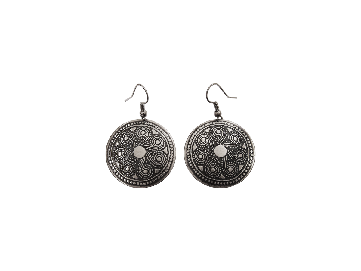 Earrings "Segner's wheel"