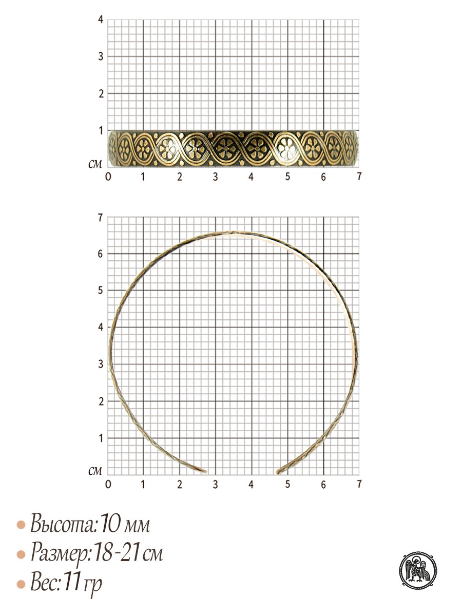 Bracelet "Flowers and grains"