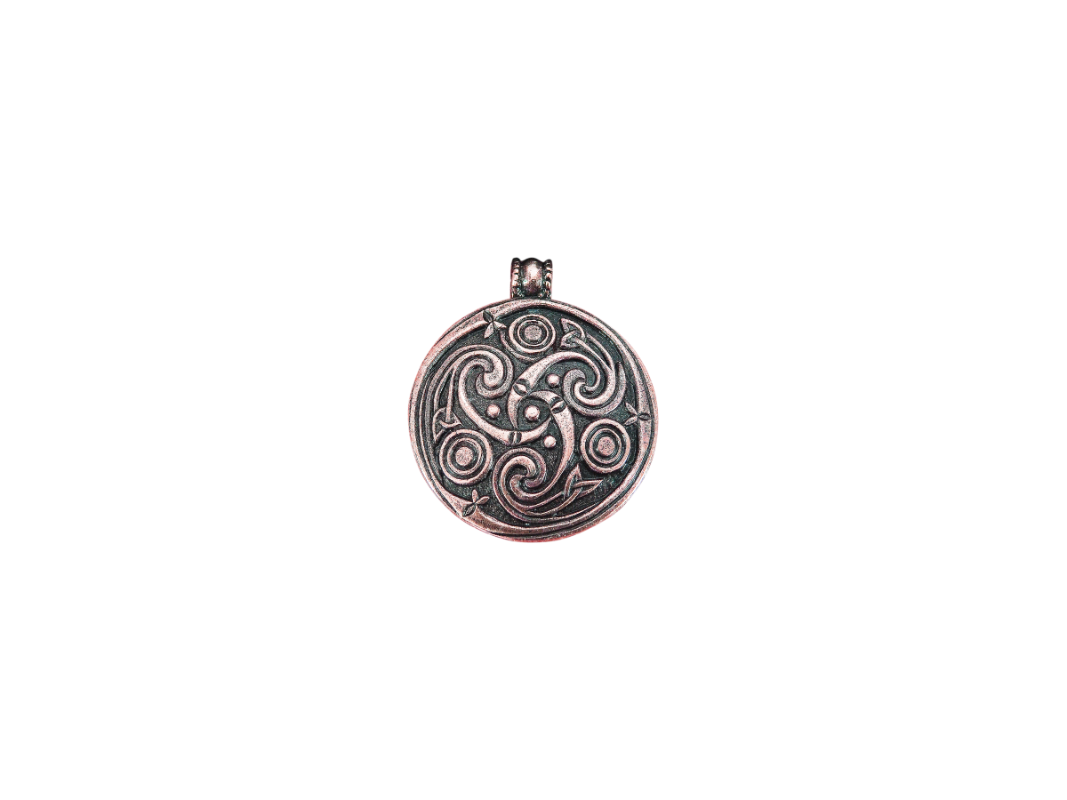 Cast pendant "Three-legged Kolovrat"