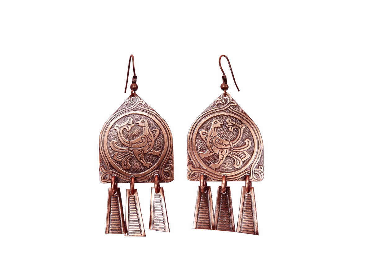 Noisy earrings "Gorlitsa"