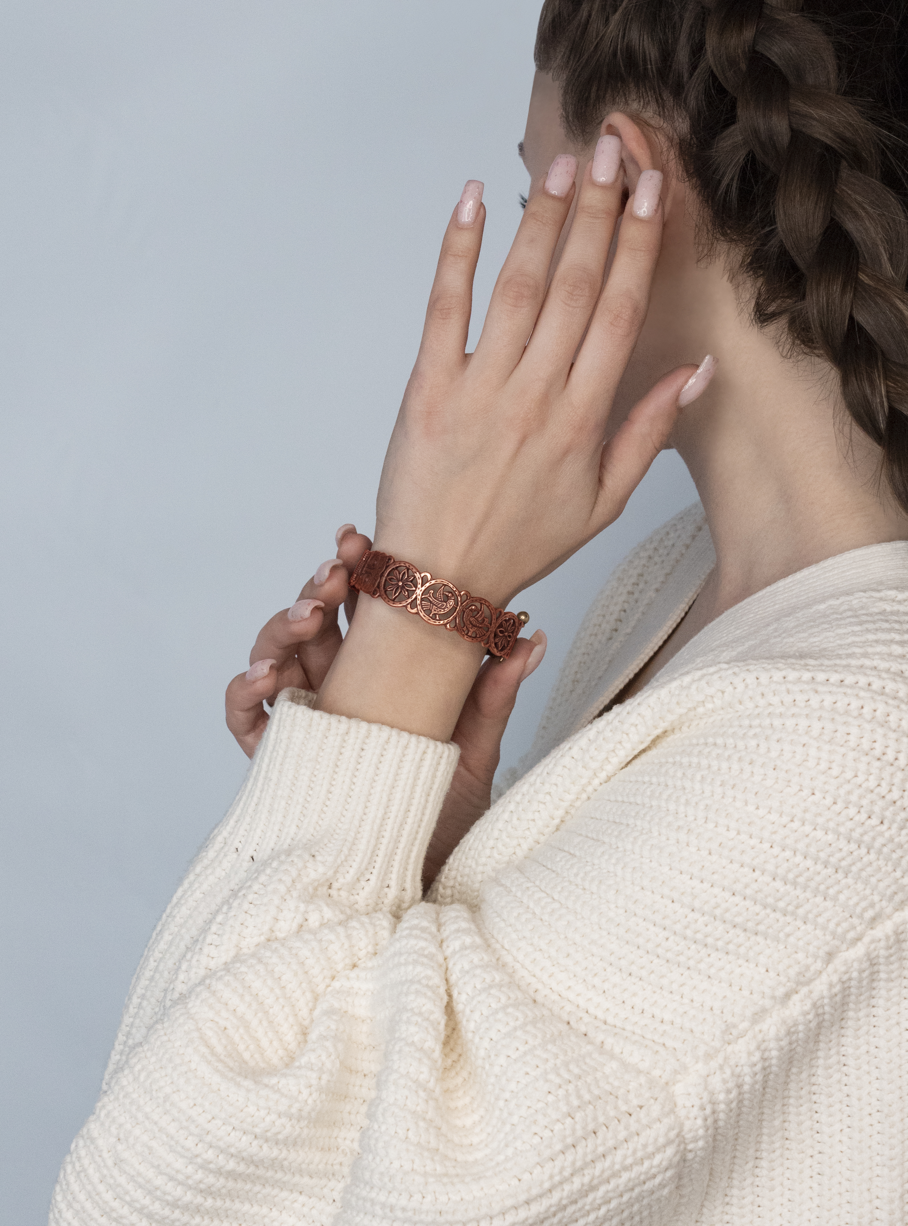 Welt bracelet "Lion masks"