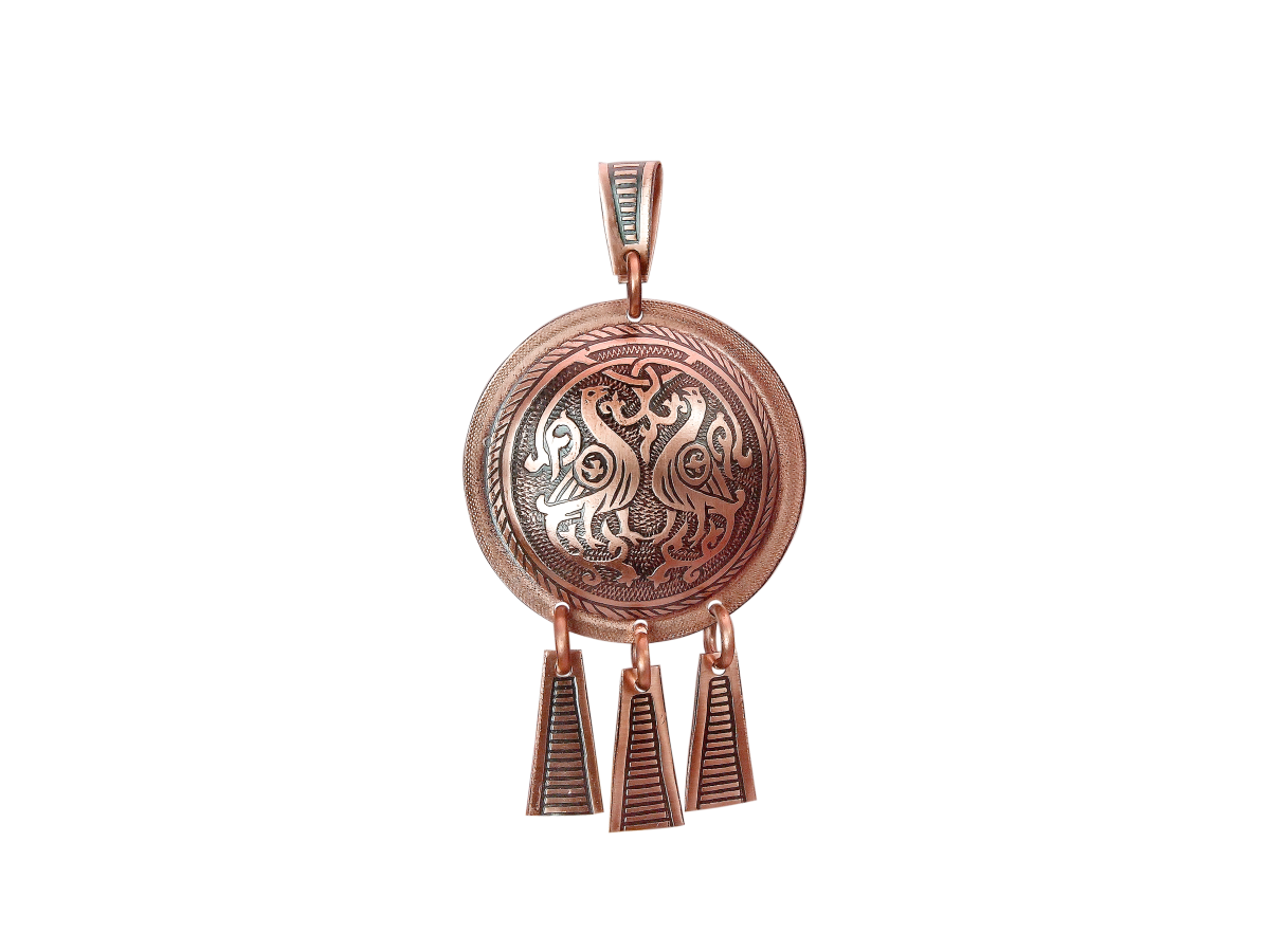 Noisy pendant "Suzdal pigeons"