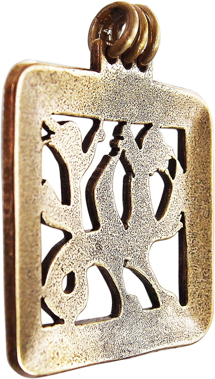 Slotted pendant "Double-headed griffin"