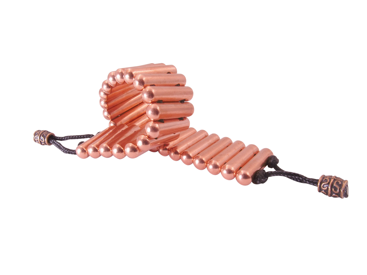 Copper rosary No. 1 with beads