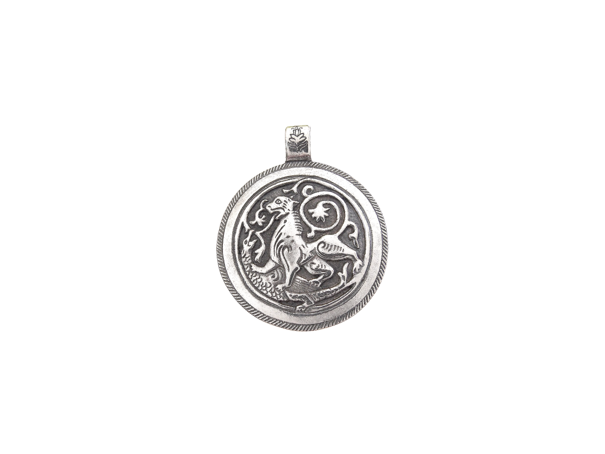 Cast pendant "Suzdal lion"