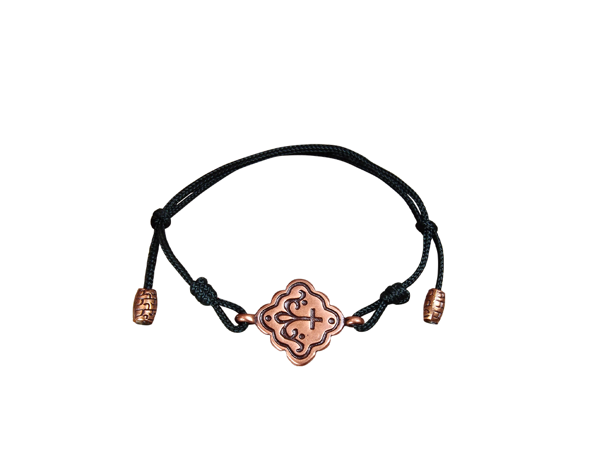 Bracelet-lace "Prosperous cross" No. 2