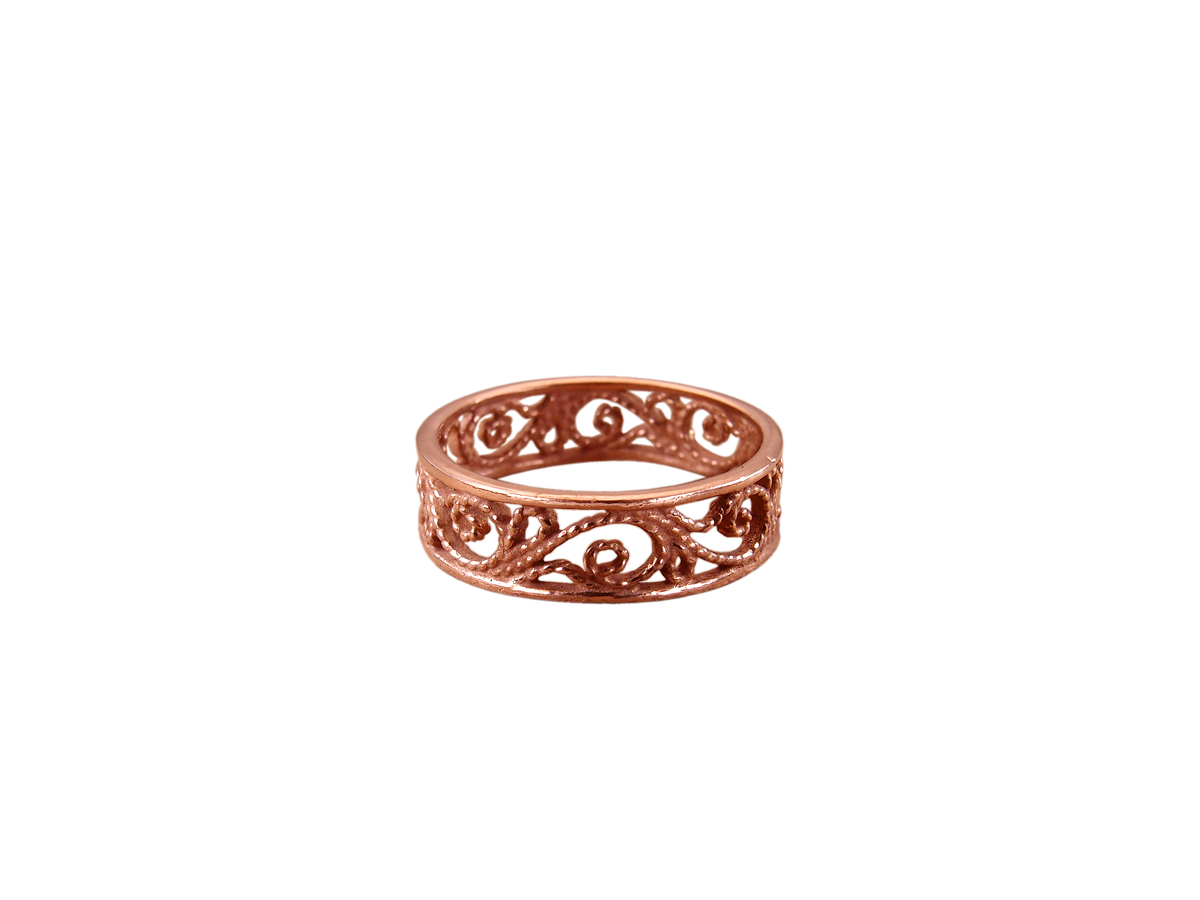 Ring "Ruslana" slotted untinted