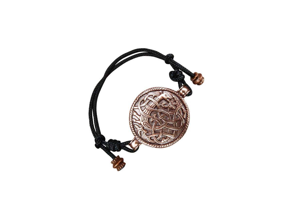 Bracelet-cord "Unknown animal" No. 2