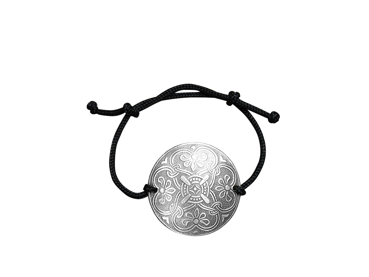 Bracelet-lace "Prosperity". Embossing