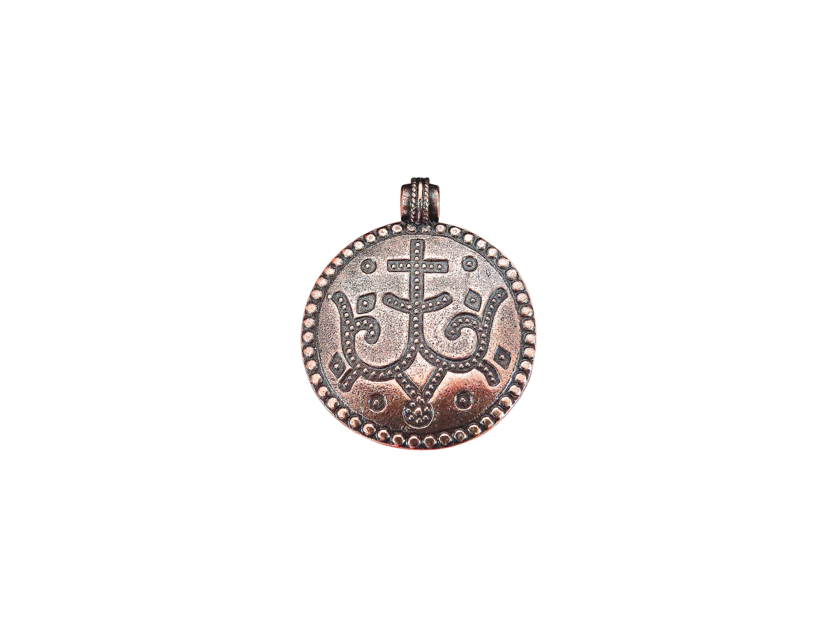 Cast pendant "Prosperous Cross"