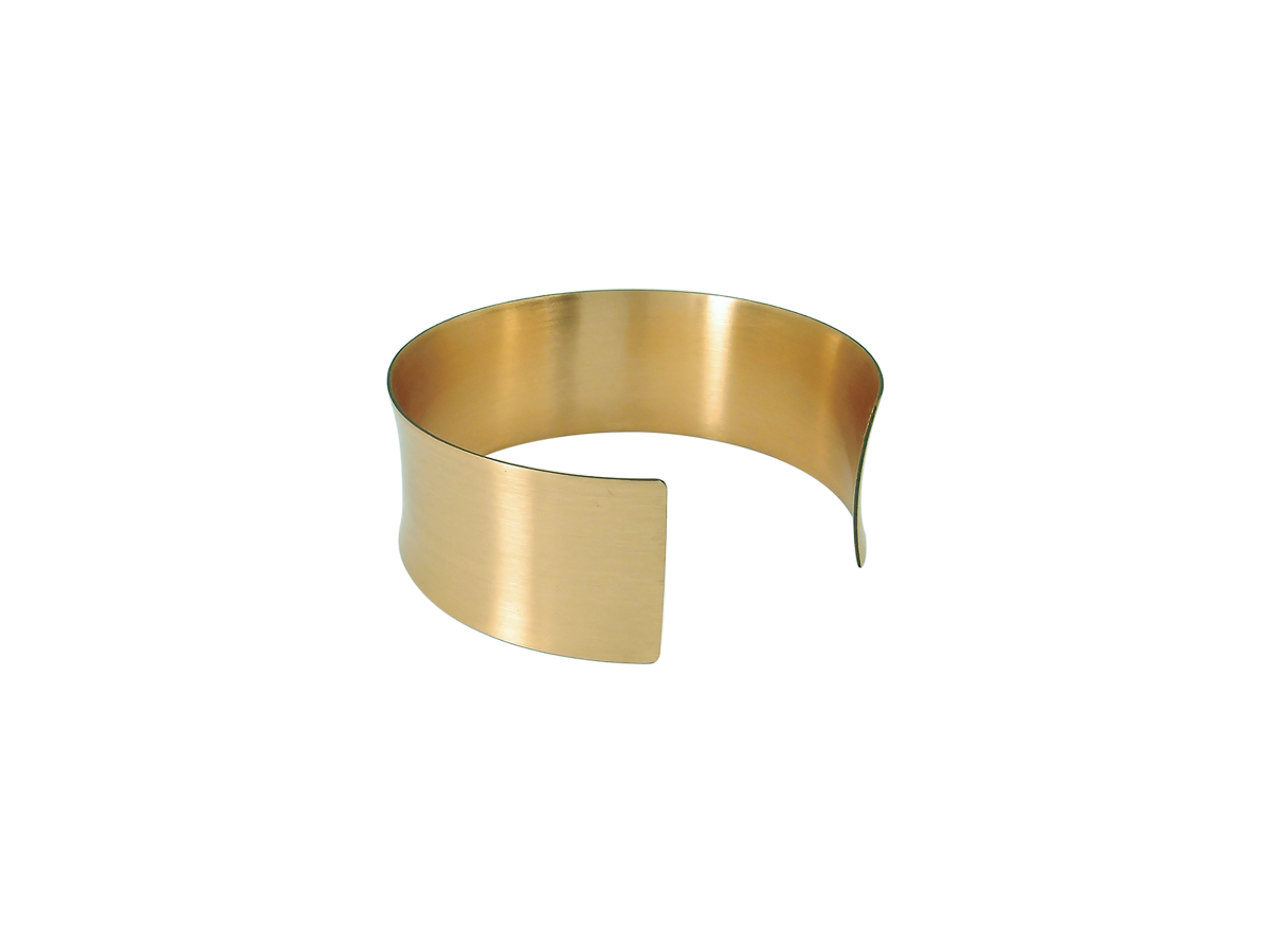 Wide concave bracelet