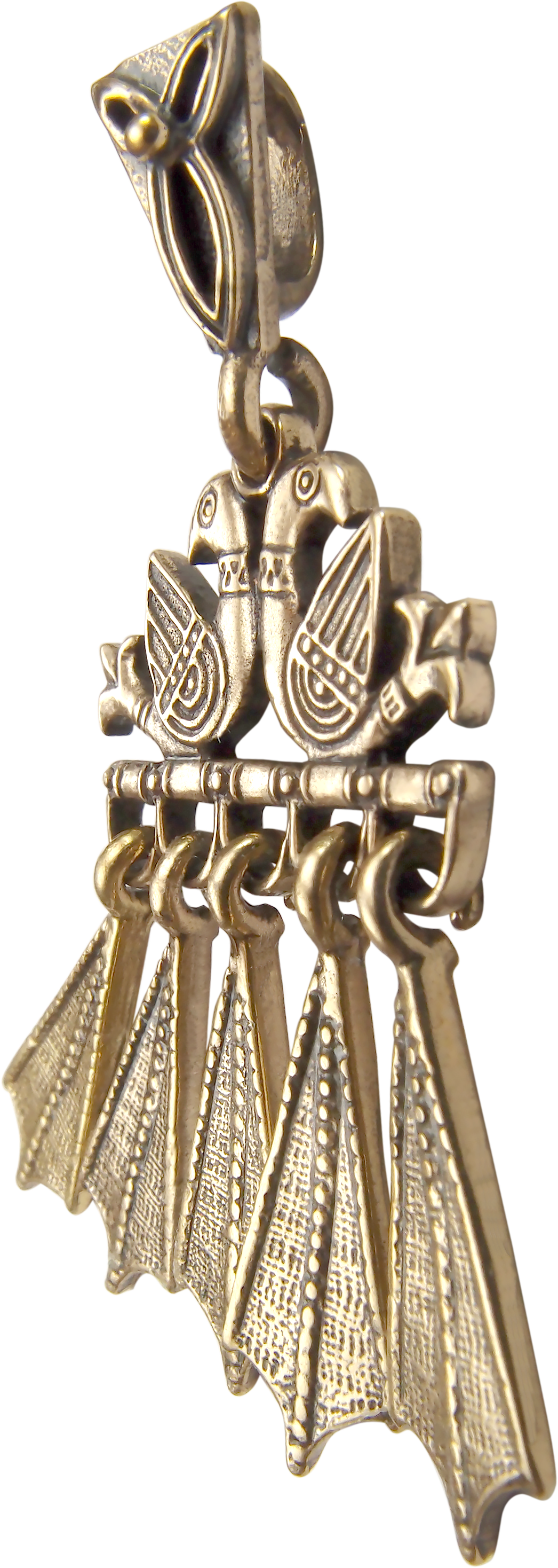 Pendant "A pair of pigeons"