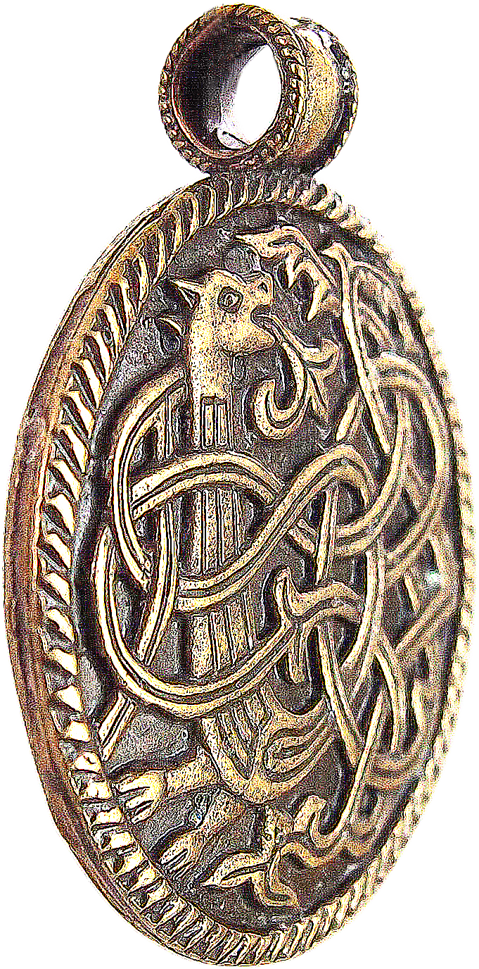 Cast pendant "Unknown animal"