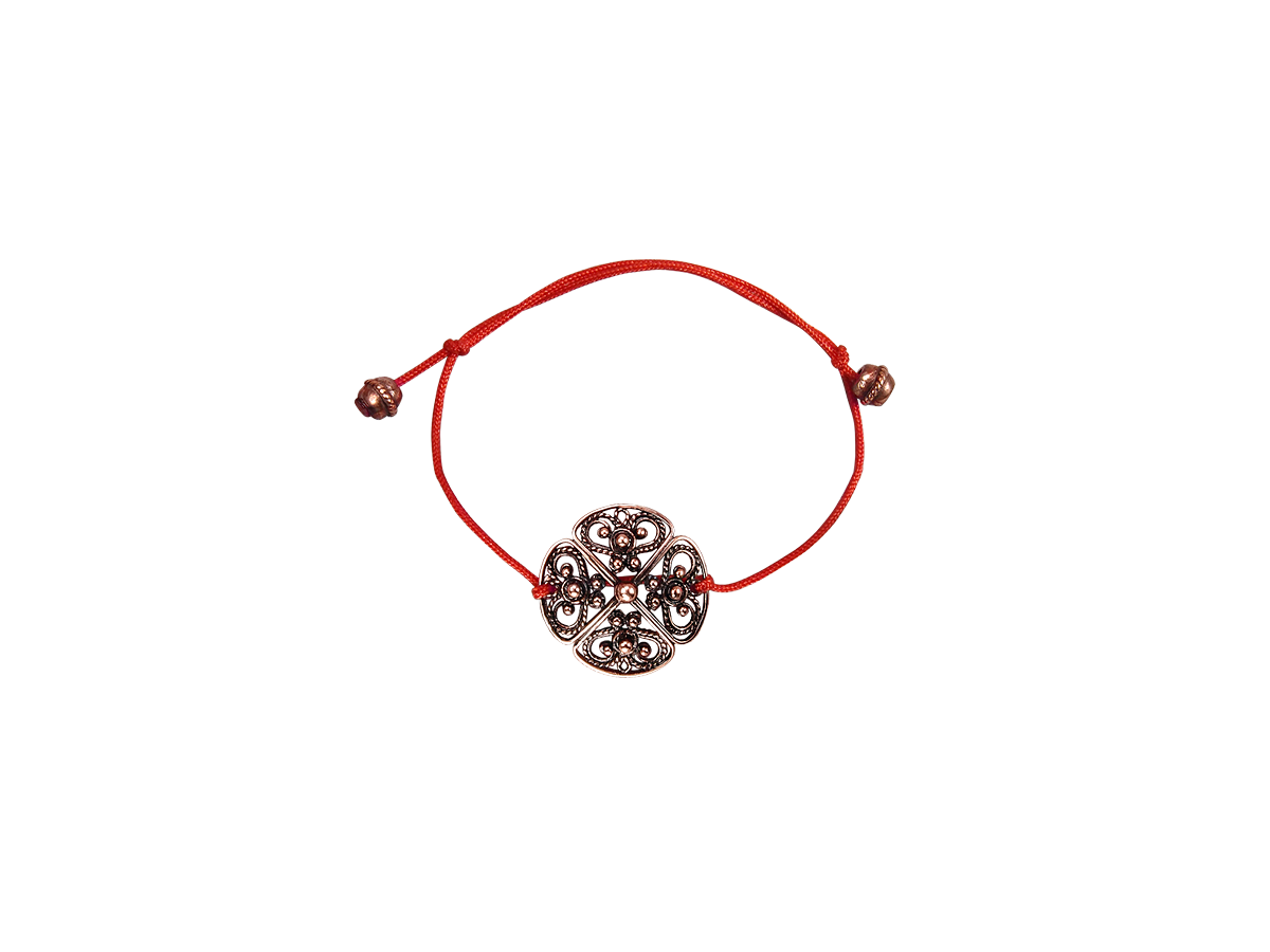 Bracelet-lace "Peony"