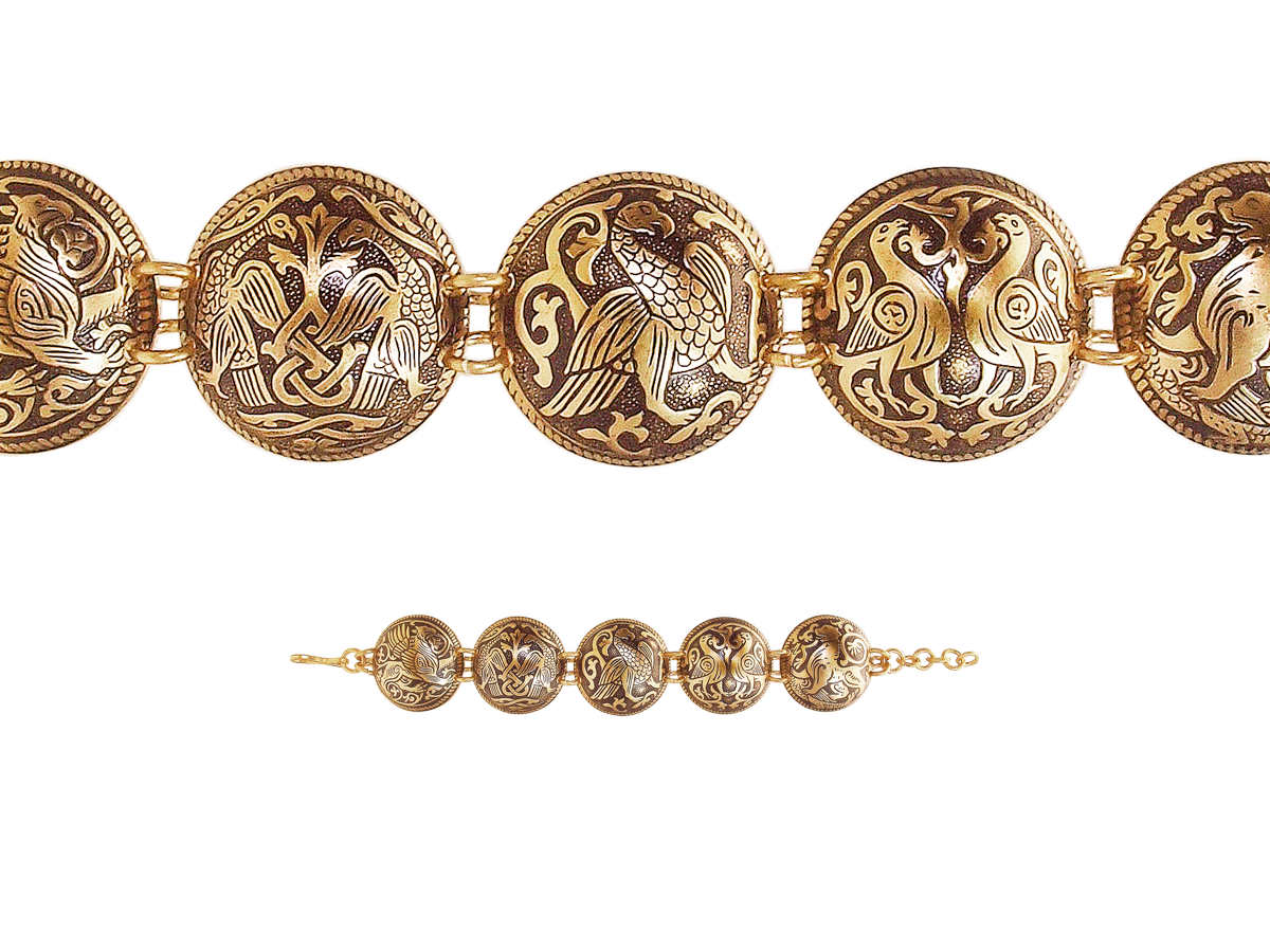 Bracelet "Suzdal animals and birds"