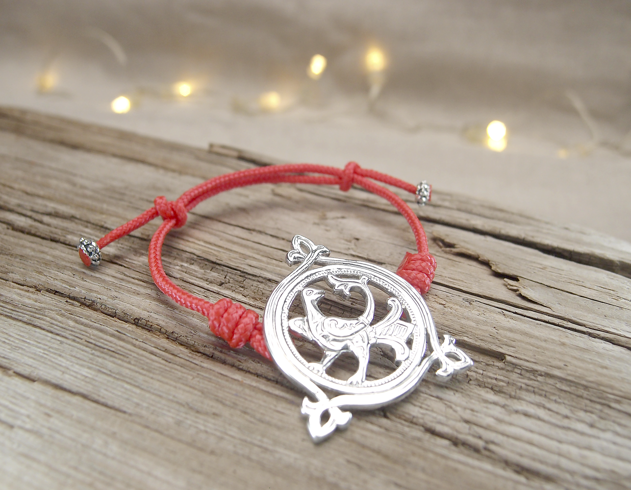 Bracelet-lace "Turtle-dove"