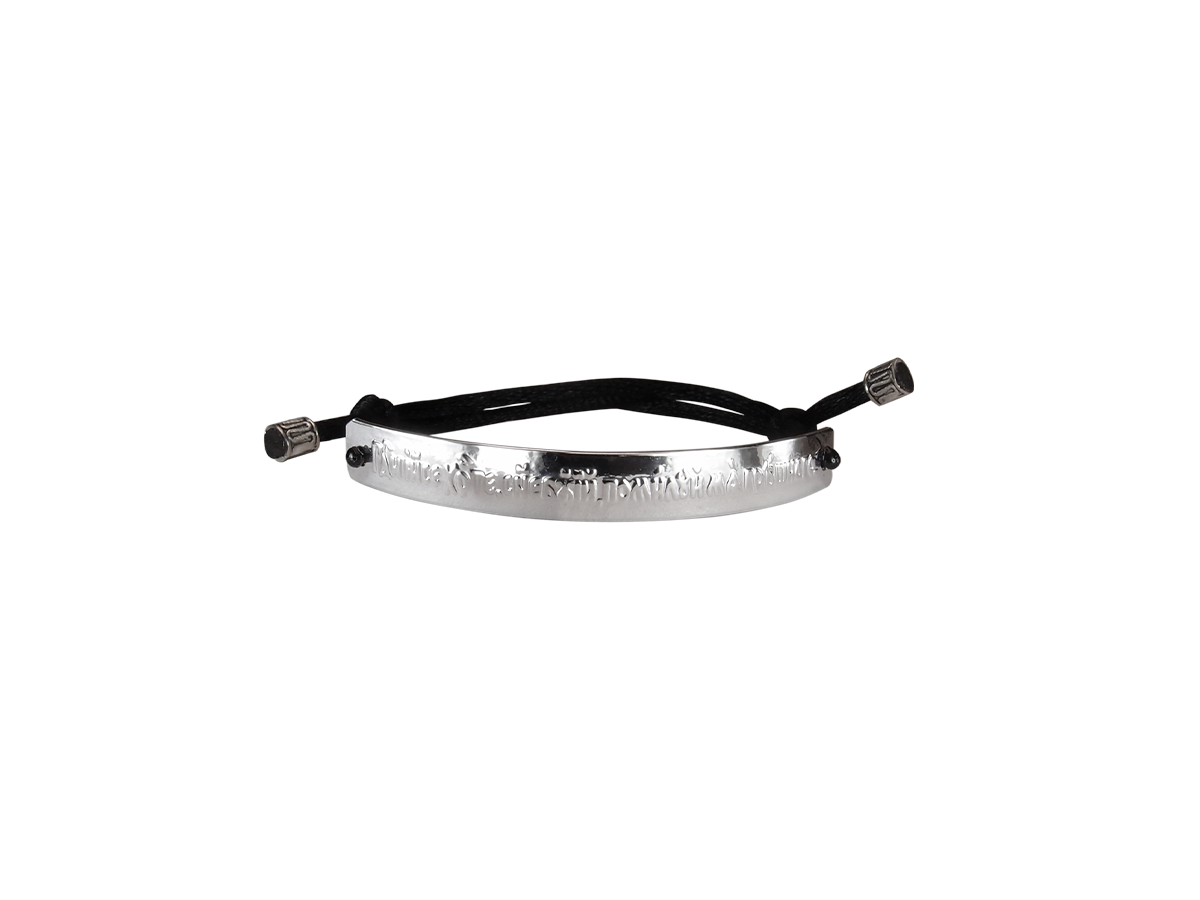 Bracelet-lace "Prayer to Jesus". Dark