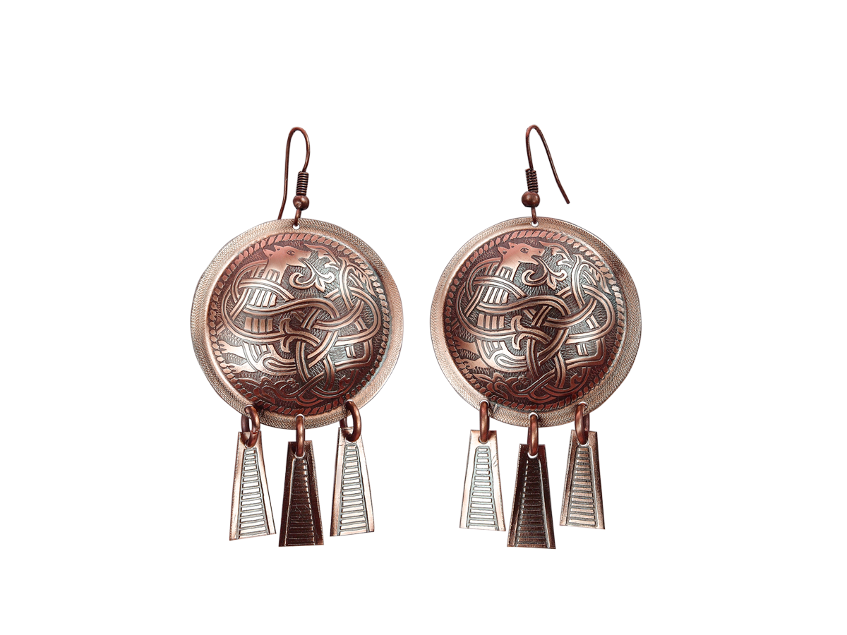 Noisy earrings "Unknown animal"