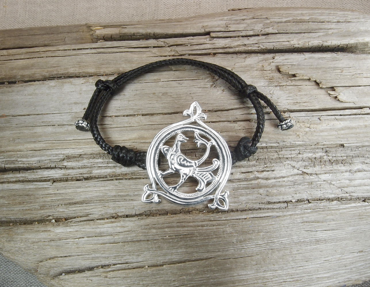 Bracelet-lace "Turtle-dove"