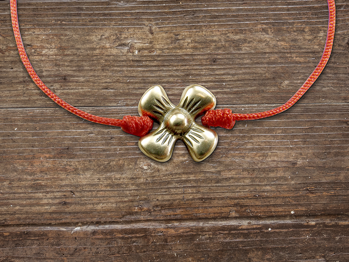 Bracelet-lace "Four-leaf"