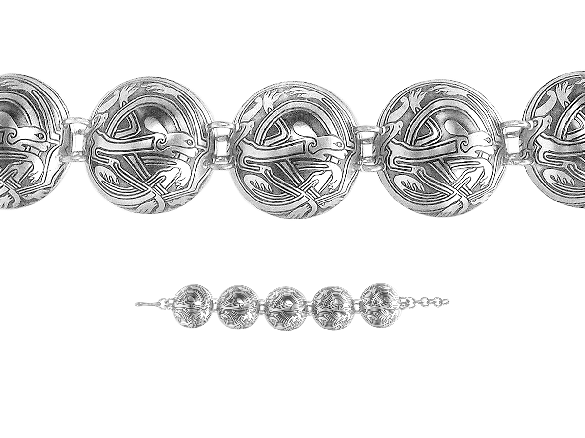 Bracelet "Celtic Interlaced Dogs"