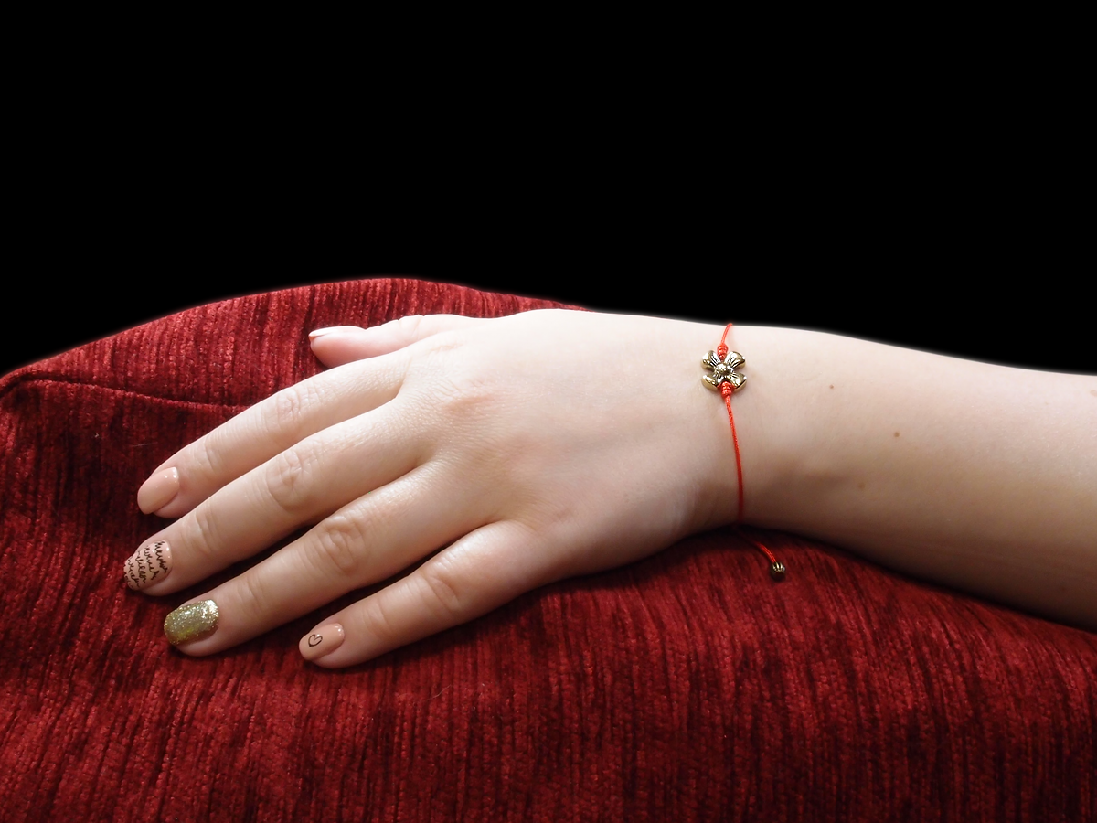 Bracelet-lace "Four-leaf"