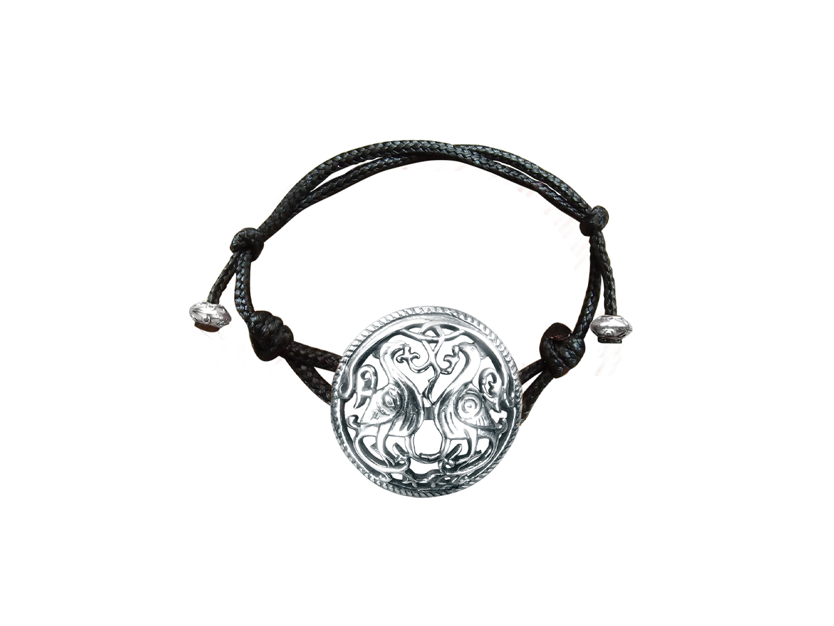 Bracelet-lace "Suzdal pigeons"