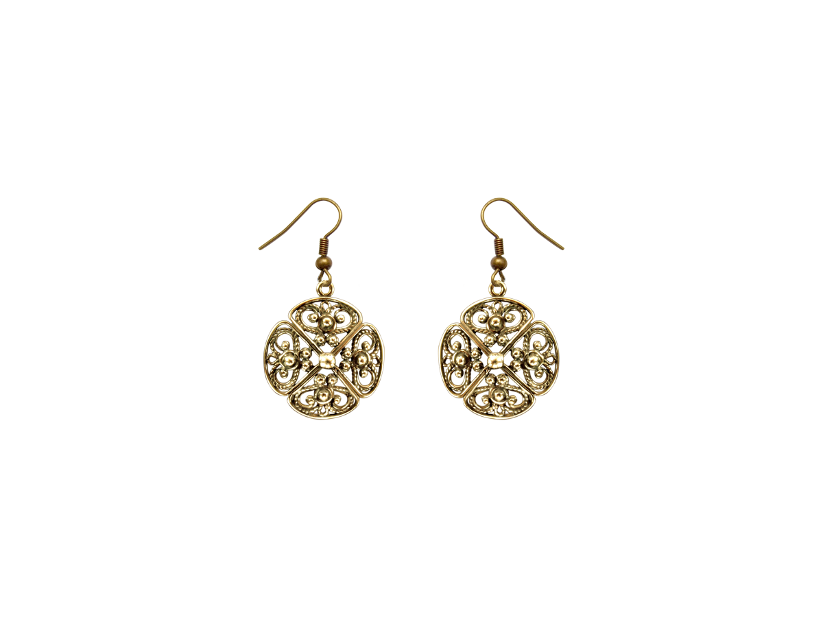 Earrings "Peonies"