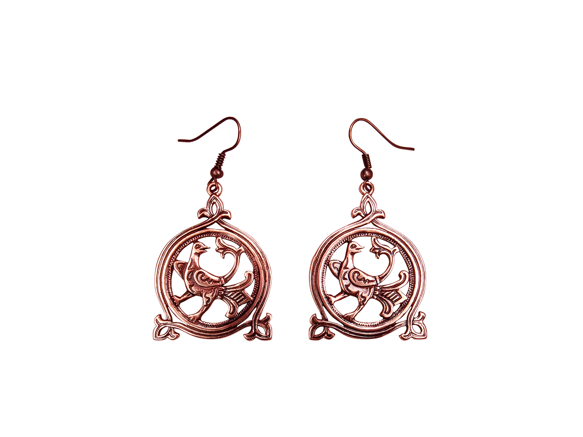 Earrings slotted "Turtle"